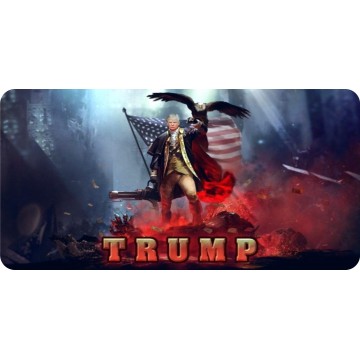 Donald Trump Patriotic Photo License Plate