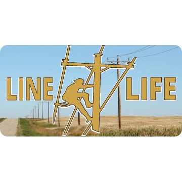 Line Life Photo License Plate