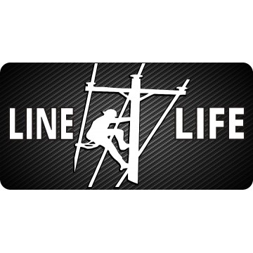 Line Life #4 Photo License Plate