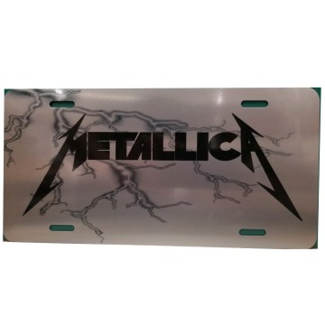 Metallica #4 Photo License Plate 