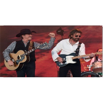 Brooks And Dunn Photo License Plate 