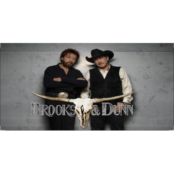 Brooks And Dunn #2 Photo License Plate 