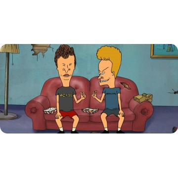 Beavis And Butthead  Photo License Plate