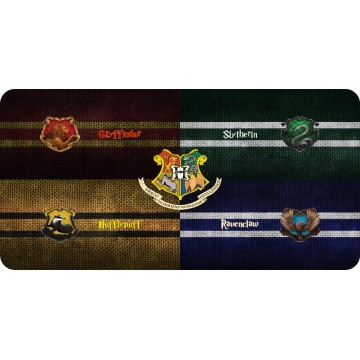 Harry Potter Hogwarts Houses #2 Photo License Plate