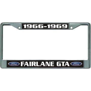 Ford Fairlane GTA Chrome License Plate Frame