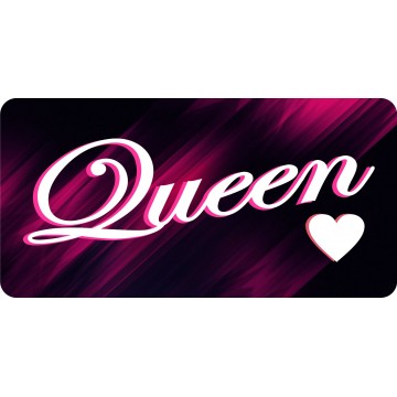 Queen #2 Photo License Plate  