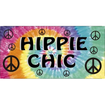 Hippie Chic Photo License Plate  