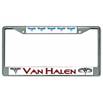 Van Halen Chrome License Plate Frame