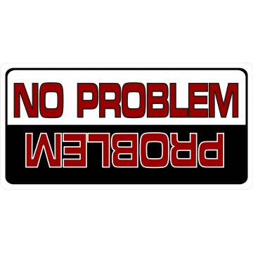 No Problem Problem Photo License Plate