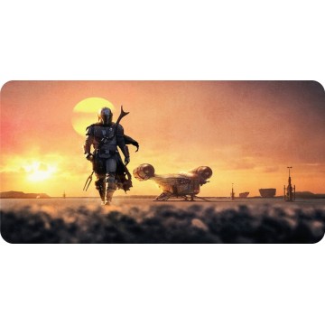 Mandalorian Photo License Plate
