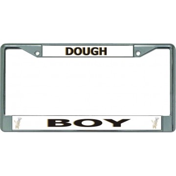Pillsbury Dough Boy Chrome License Plate Frame