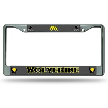 Wolverine Chrome License Plate Frame