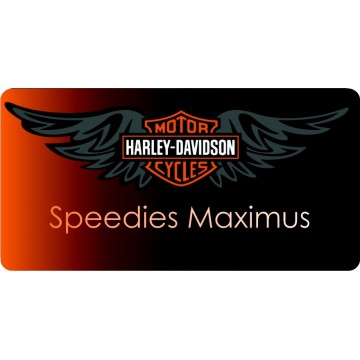 Harley-Davidson Speedies Maximus Photo License Plate