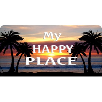 My Happy Place #2 Photo License Plate
