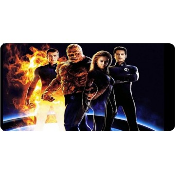 Fantastic Four Characters Photo License Plate