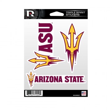 Arizona State Sun Devils Triple Spirit Stickers