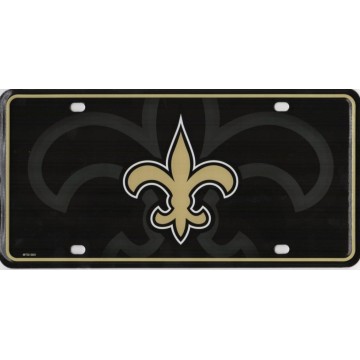 New Orleans Saints Primary Logo Metal License Plate