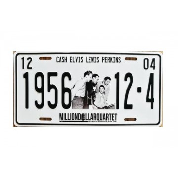Million Dollar Quartet 1956 Metal License Plate