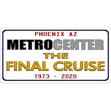 MetroCenter The Final Cruise Photo License Plate