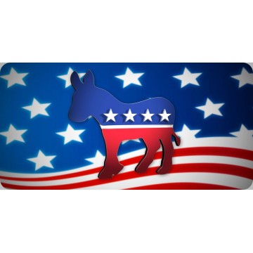 Democratic Party Photo License Plate
