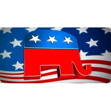 Republican Party Photo License Plate