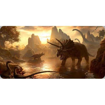 Dinosaur #2 Photo License Plate