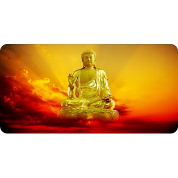 Buddha #2 Photo License Plate