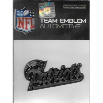 New England Patriots NFL Chrome Auto Emblem