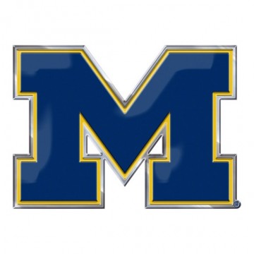 Michigan Wolverines Full Color Auto Emblem