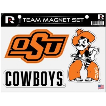 Oklahoma State Cowboys Team Magnet Set