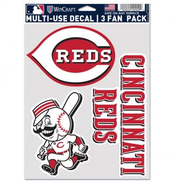 Cincinnati Reds 3 Fan Pack Decals