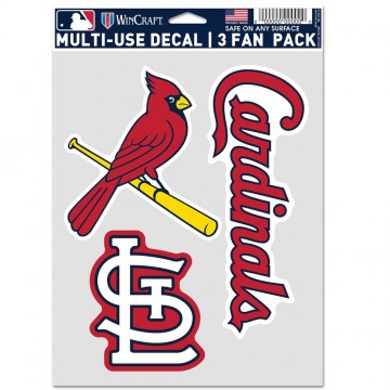 St. Louis Cardinals 3 Fan Pack Decals