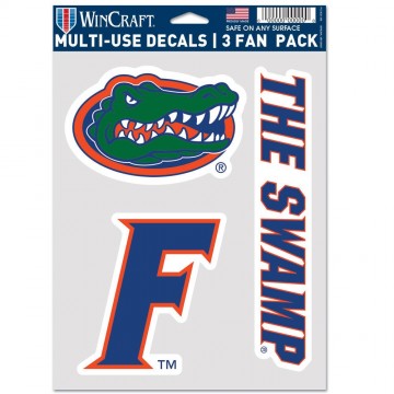 Florida Gators 3 Fan Pack Decals