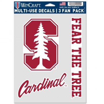 Stanford Cardinal 3 Fan Pack Decals