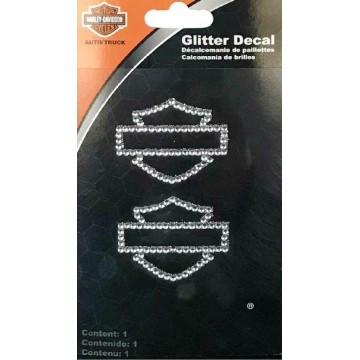 Harley-Davidson Silhouette Bar & Shield Bling Decal Kit