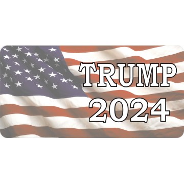 Trump 2024 Photo License Plate