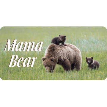 Mama Bear Photo License Plate