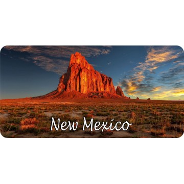 New Mexico Red Rock Scene Photo License Plate
