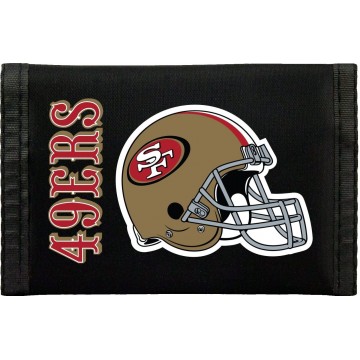 San Francisco 49ers Nylon Trifold Wallet
