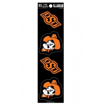 Oklahoma State Cowboys Quad Decal Set