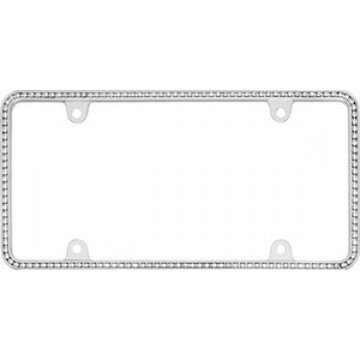 Diamondesque, Chrome License Plate Frame 