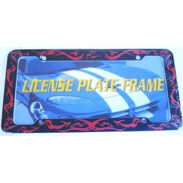 Tribal Plastic License Plate Frame 