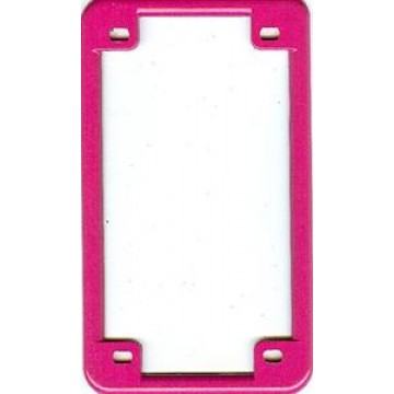 Motorcycle Pink Slim Line License Plate Frame 