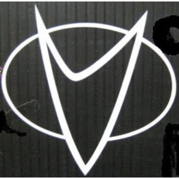 Star Trek Logo White 4" x 4" Decal 