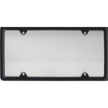 Zinc Alloy Black Metal License Plate Frame