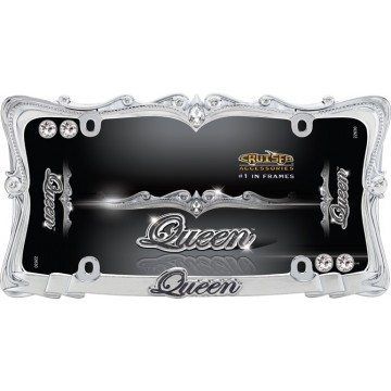Queen Diamond Bling License Plate Frame