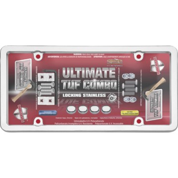 Ultimate Tuf Combo Chrome Plastic Frame Combo Pack
