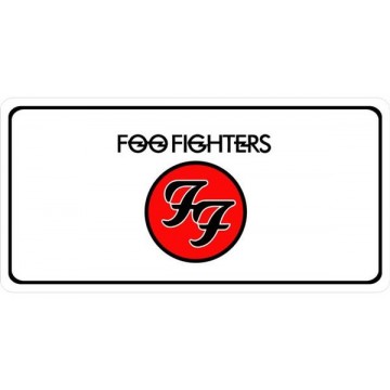 Foo Fighters Photo License Plate 