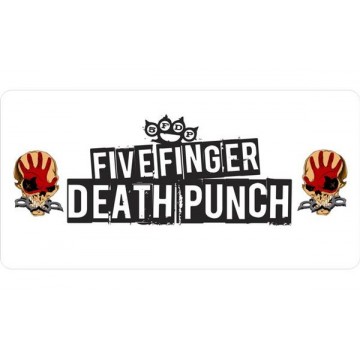 Five Finger Death Punch Photo License Plate 