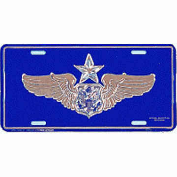 U.S. Air Force Senior Aircrew Officer License Plate 